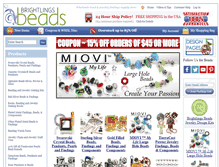 Tablet Screenshot of brightlingsbeads.com